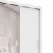Guarda-Roupa Casal com Espelho Residence I 3 Portas 2 Gavetas Branco
