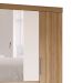 Guarda-Roupa Casal com Espelho Trevi 4 Portas 6 Gavetas Off White e Amendola