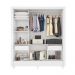 Guarda Roupa Com Espelho 3 Portas Tokyo Branco