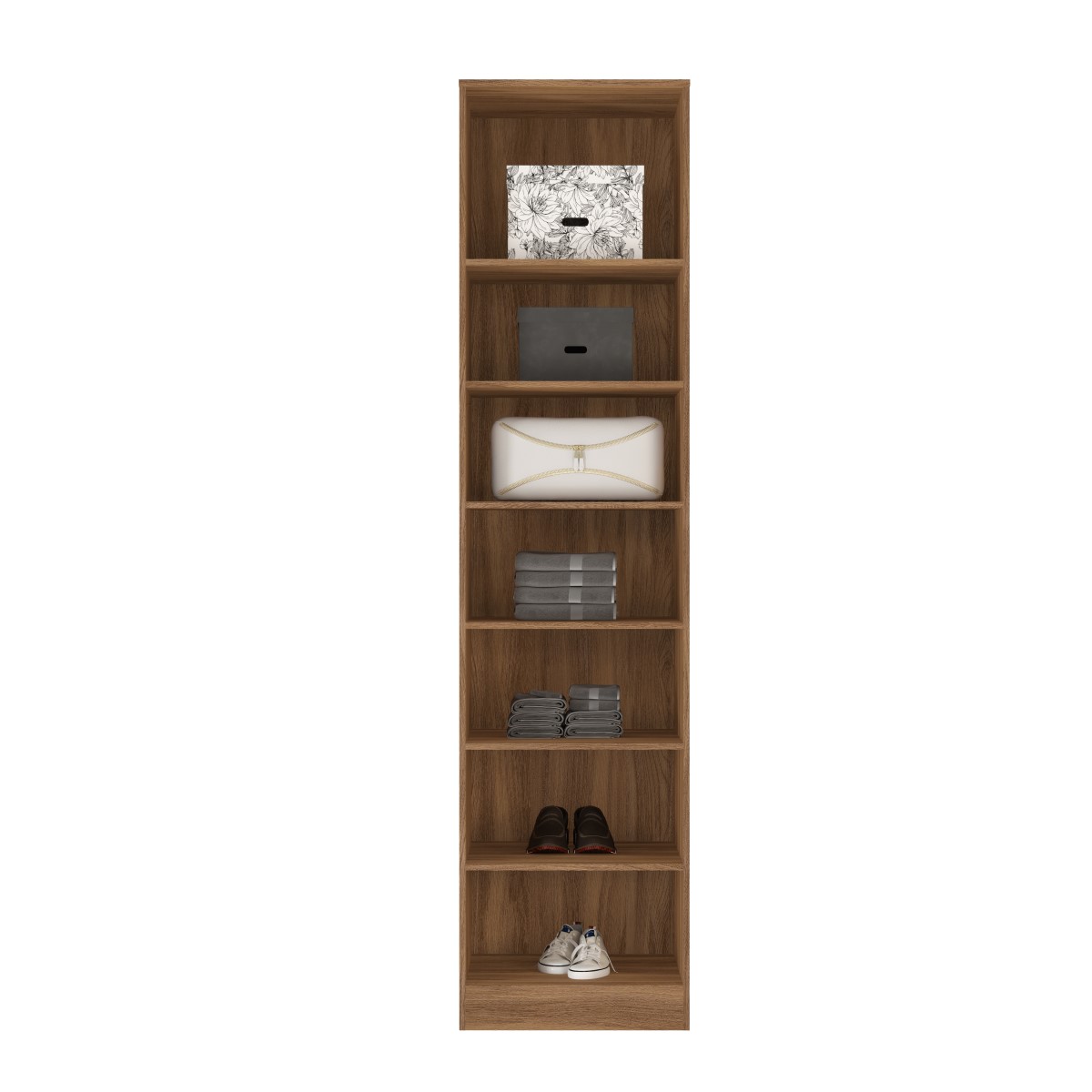 Guarda Roupa Dormitório Modulado Irlanda - Módulo 1 Porta c/ Prateleiras - Roupeiro Demobile