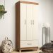 Guarda Roupa Solteiro 03 Portas 31060 Amendola Off White Demobile