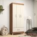 Guarda Roupa Solteiro 03 Portas 31060 Amendola Off White Demobile