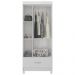 Guarda Roupa Solteiro 03 Portas 31060 Branco Demobile