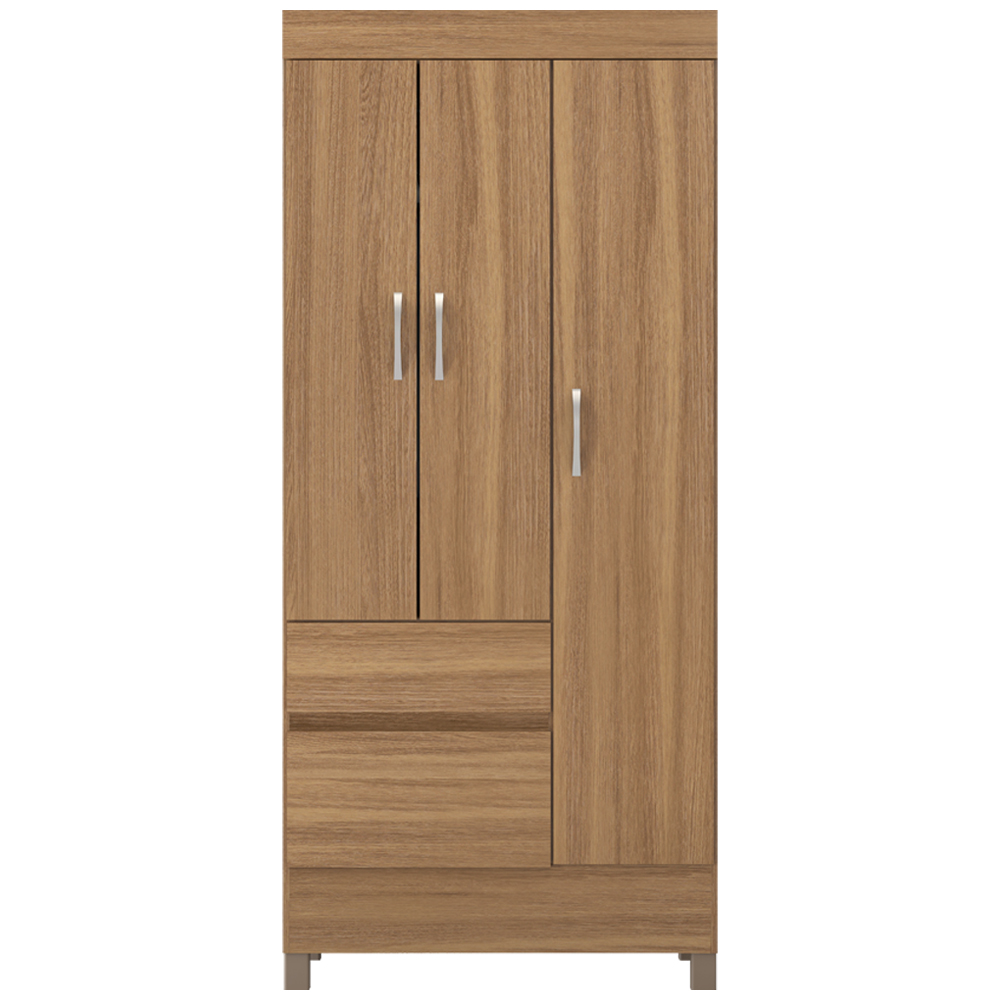 Guarda Roupa Solteiro 03 Portas Wind Amendola Touch Demobile