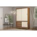 Guarda Roupa Solteiro 2 Portas Estilo II 22520 Amendola Off White Demóbile - Rocha Móveis