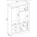 Guarda Roupa Solteiro 2 Portas Estilo II 22520 Amendola Off White Demóbile - Rocha Móveis