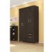 Guarda Roupa Solteiro 4 Portas Astro 42860 Ébano Touch Demóbile