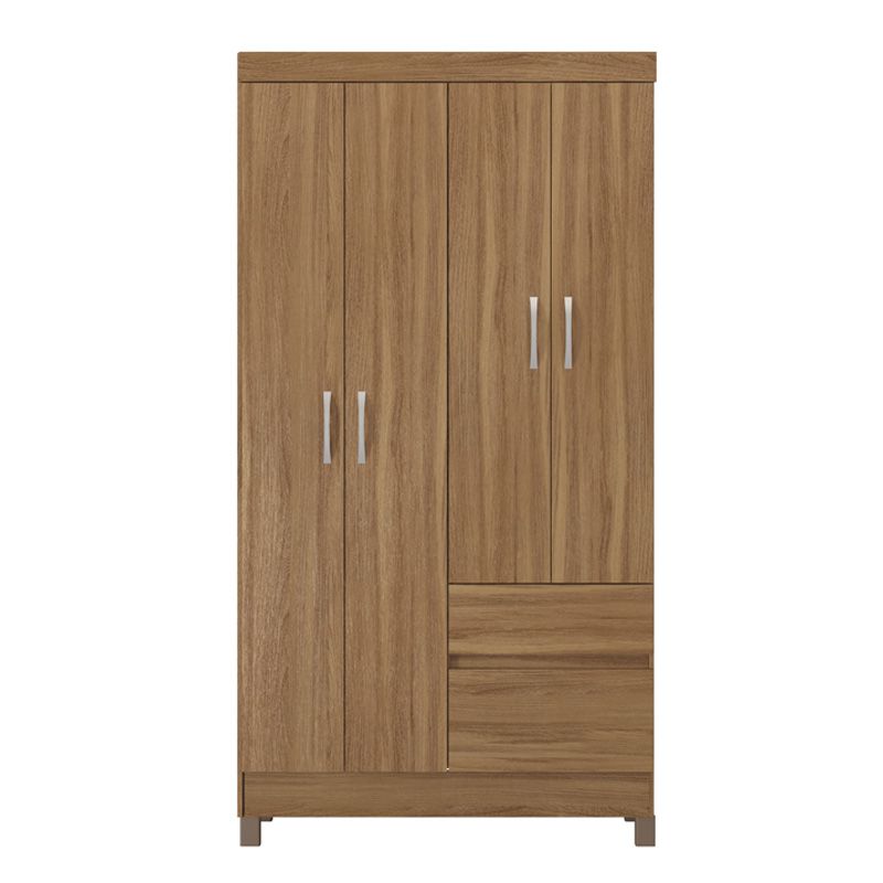 Guarda Roupa Solteiro 4 Portas Lotus 42060 Amêndola Touch Demóbile