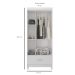 Guarda-Roupa Solteiro Prince 3 Portas 1 Gaveta Amêndola