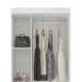 Guarda-Roupa Solteiro Prince 3 Portas 1 Gaveta Amêndola