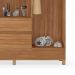 Guarda-Roupa Solteiro Sória 6 Portas 2 Gavetas Amêndola