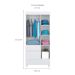 Guarda-Roupa Solteiro Wind Flex 3 Portas 2 Gavetas Branco e Rosa