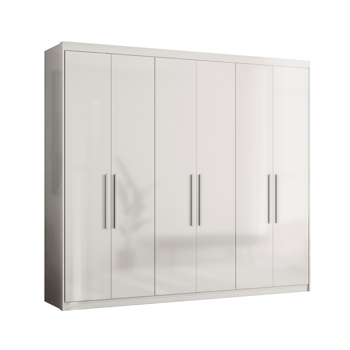 Guarda Roupa e Cômoda Barcelona Branco