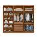 Guarda Roupa e Cômoda Doha Amêndola Off White Touch