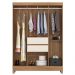 Jogo de Quarto Roupeiro e Comoda Dresden Amendola Off-White