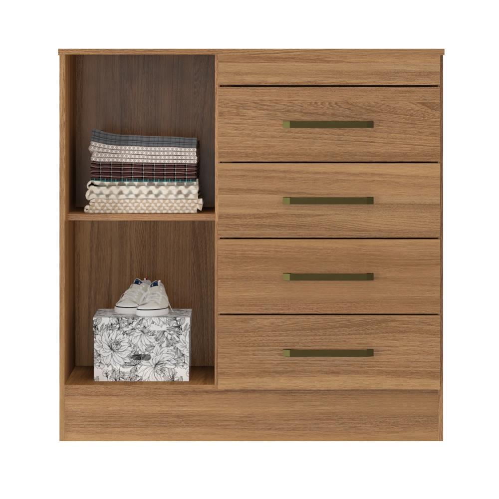 Jogo de Quarto Roupeiro e Comoda Munique Amendola