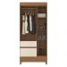 Jogo de Quarto Roupeiro e Comoda Smith Amendola Off-White
