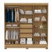 Jogo de Quarto de Casal Completo Bona Amendola Off-White