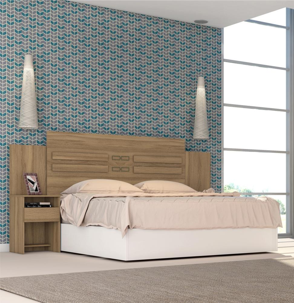 Jogo de Quarto de Casal Completo Vicente Amendola Off-White