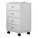 Kit Com 02 Mesa De Cabeceira Presence 9070 Branco Demobile