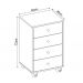Kit Com 02 Mesa De Cabeceira Presence 9070 Branco Demobile