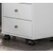 Kit Com 02 Mesa De Cabeceira Presence 9070 Branco Demobile