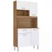 Kit Cozinha 4 Portas 1 Gaveta 91401 Amendola Branco Demobile