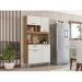 Kit Cozinha 4 Portas 1 Gaveta 91401 Amendola Branco Demobile