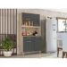 Kit Cozinha 4 Portas 1 Gaveta 91401 Avena Grafito Demobile
