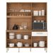Kit Cozinha Compacta 6 Portas 1 Gaveta Alano Amendola/Branco