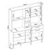 Kit de Cozinha Encanto 7 Portas 2 Gavetas Amendola e Branco