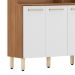 Kit de Cozinha Encanto 7 Portas 2 Gavetas Amendola e Branco