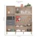 Kit de Cozinha Select 6 PT 2 GV Avena e Grafito