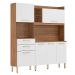 Kit de Cozinha Select 6 Portas 2 Gavetas Amendola e Branco