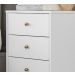 Mesa De Cabeceira 04 Gavetas Presence 9070 Branco Demobile