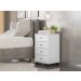 Mesa De Cabeceira 04 Gavetas Presence 9070 Branco Demobile