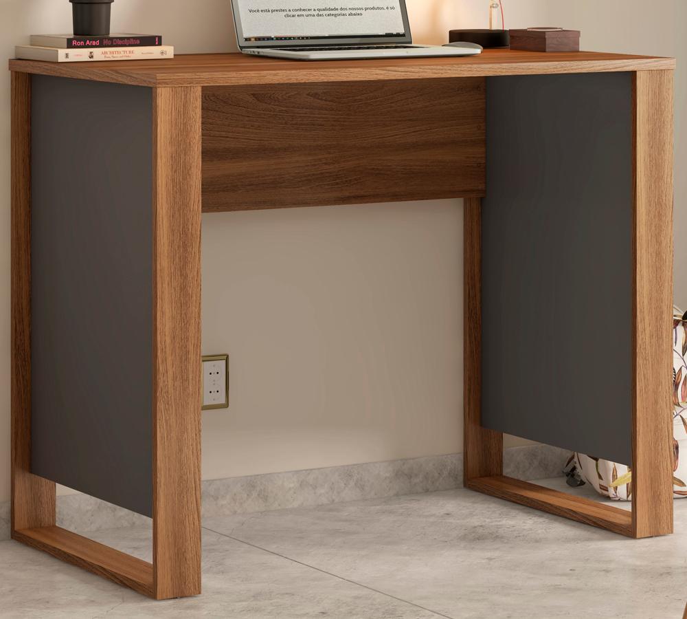 Mesa Escrivaninha Para Computador Office Morada 29500 Amendola Grafito Demobile