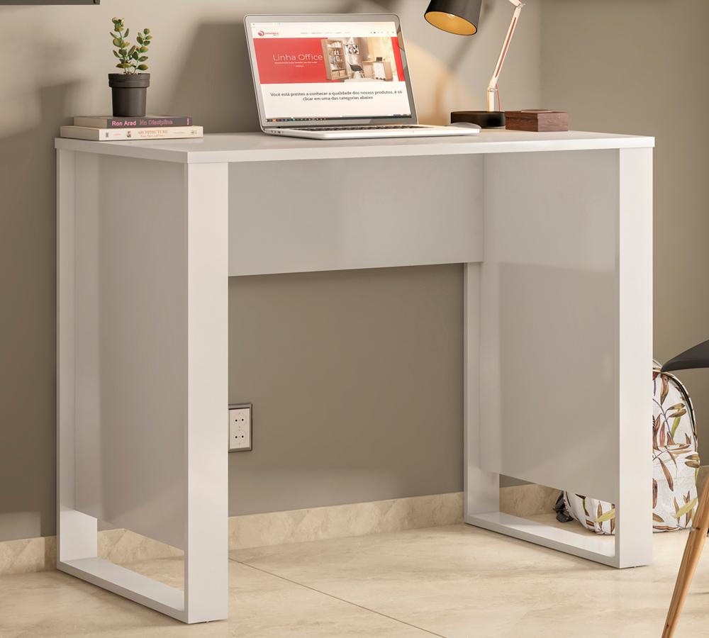 Mesa Escrivaninha Para Computador Office Morada 29500 Branco Demobile