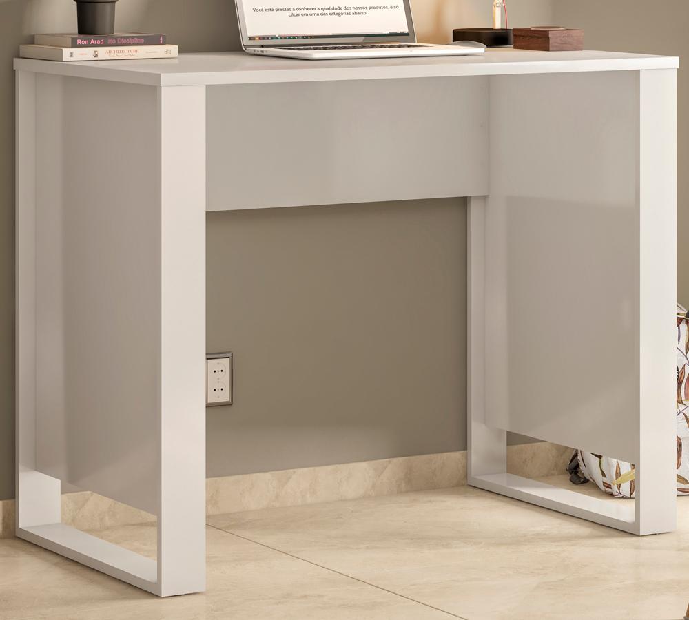 Mesa Escrivaninha Para Computador Office Morada 29500 Branco Demobile