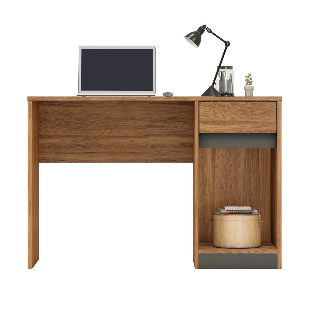 Mesa Escrivaninha p/ Computador Morada c/ 1 Porta 1 Gaveta 109x45 - Escritório Home Office - Demobile 29600