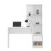 Mesa Escrivaninha p/ Computador Morada c/ 1 Porta 1 Gaveta 109x45 - Escritório Home Office - Demobile 29600