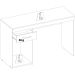 Mesa para Computador Escrivaninha 1 Gaveta 1 Porta Glória Amêndola Touch
