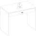 Mesa para Computador Escrivaninha 1 Gaveta Celeste Branco