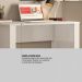 Mesa para Computador Office Luna Branco