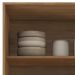 Paneleiro 2 Portas Vidro 70cm 94551 Amendola Branco Demobile