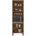 Paneleiro 2 Portas Vidro 70cm 94551 Amendola Nude Prime Tx Demobile