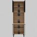 Paneleiro 2 Portas Vidro 70cm 94551 Amendola Nude Prime Tx Demobile