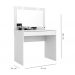 Penteadeira Camarim Atraente 5940 Branco Demobile