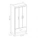 Roupeiro 3 Portas Davis Branco