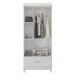Roupeiro 3 Portas Davis Branco